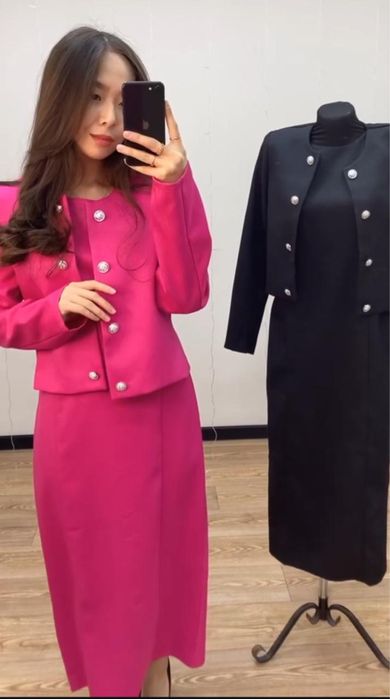 Двойка платье пиджак