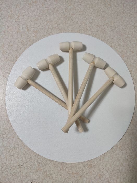 Молоточки деревянные  для торта бомба