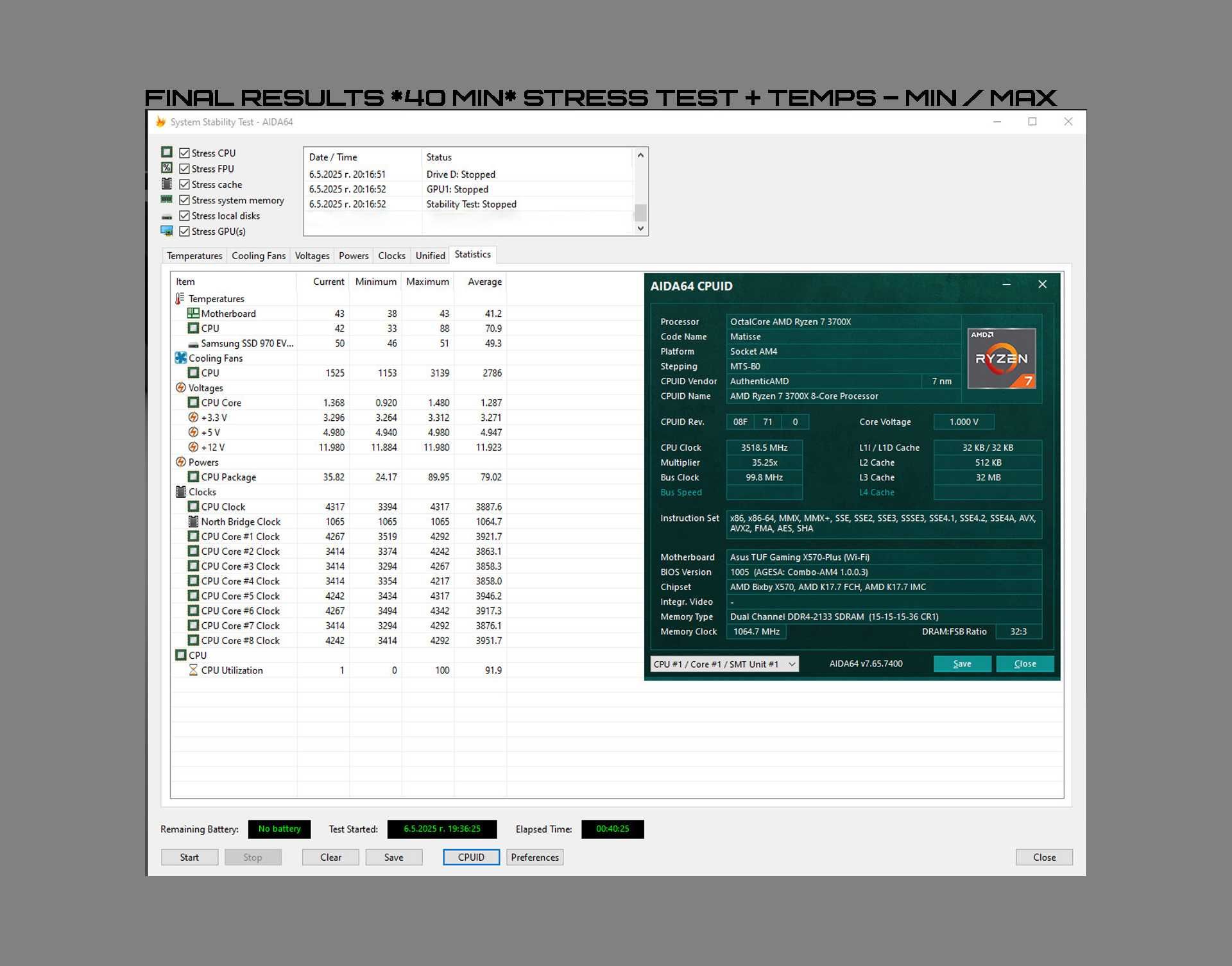 Геймърски компютър-FD Define R6 + Ryzen 7 3700x + ROG Strix 2070 SUPER