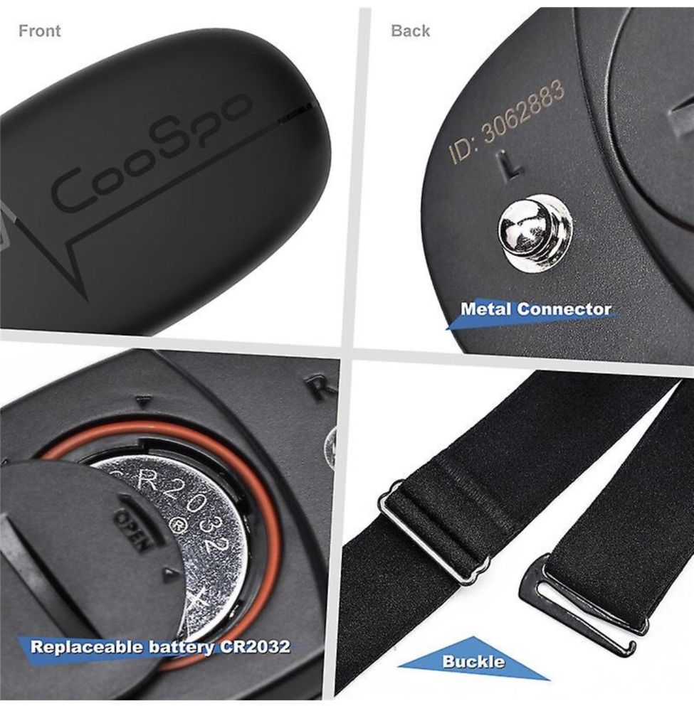 CooSpo H6M Monitorizare bataile inimii Bluetooth 4.0 + impermeabil