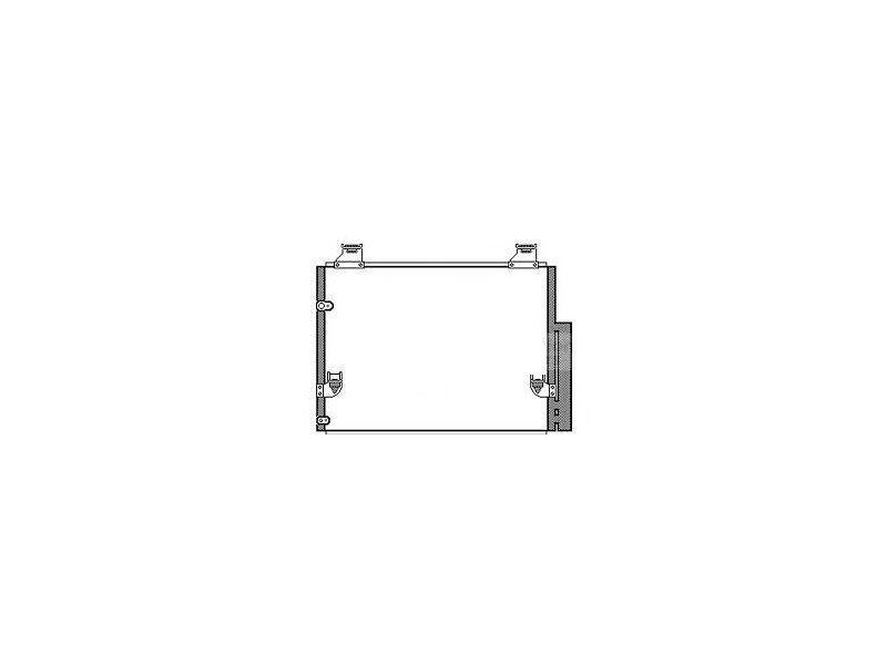 Condensator climatizare Toyota Hilux, 08.2005-2015, motor 2.5 D-4D, 75 kw/88 kw/106 kw diesel, full aluminiu brazat, 645(605)x460(440)x16 mm, cu uscator si filtru integrat
