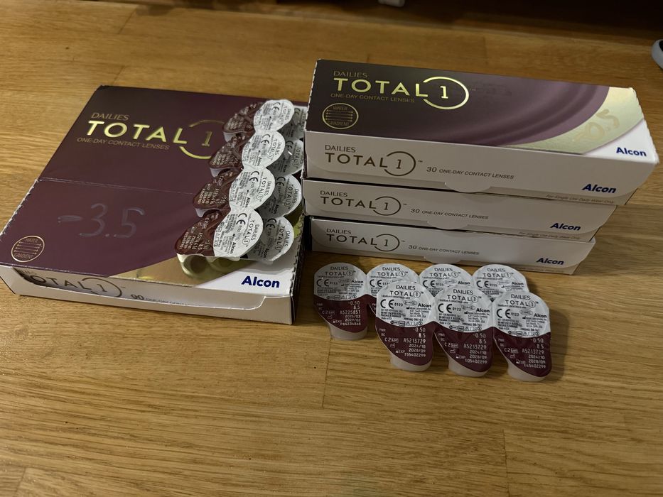 контактните лещи DAILIES Total 1