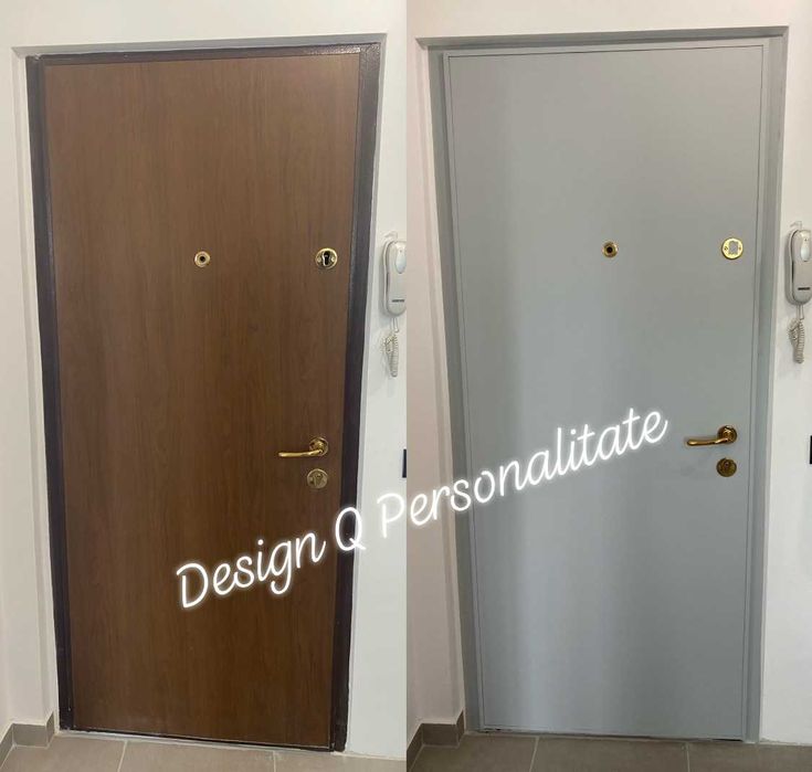 Colantare mobilier/usa metalica / reconditionare usi prin colantare