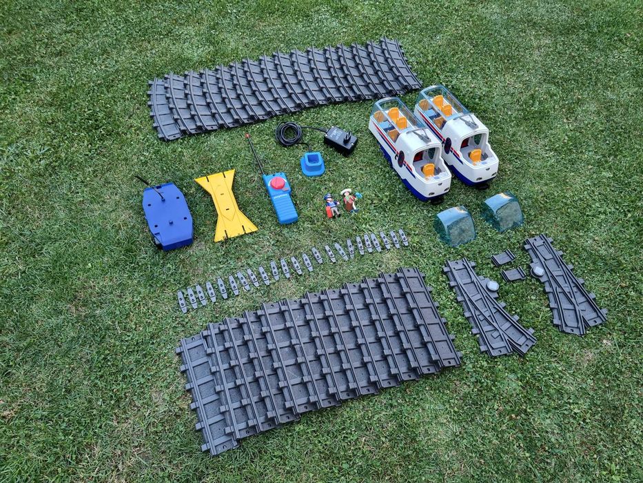 Tren electric Playmobil 4016, trenulet cu telecomanda