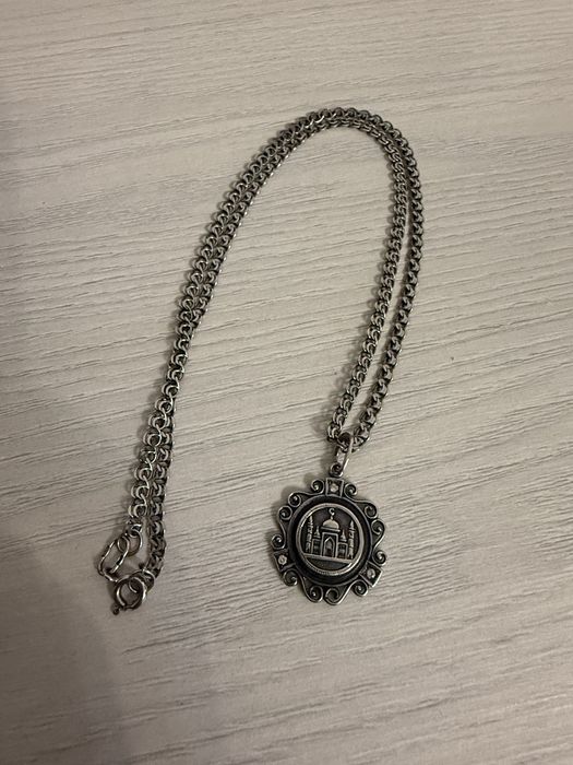 Серебро. Цепочка с кулоном в отличном состояний.