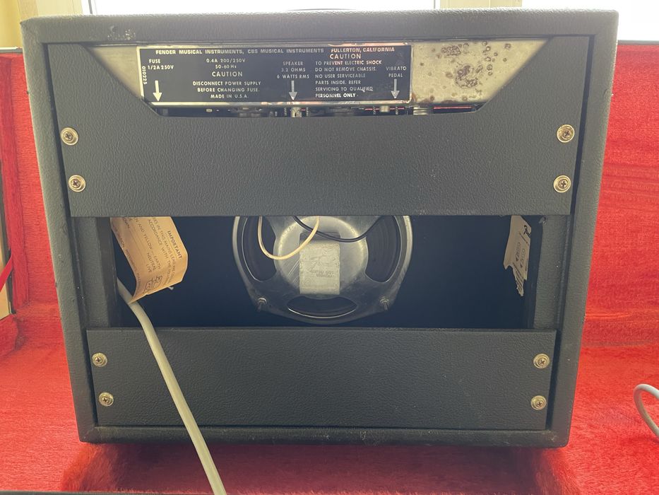 1976 Fender Silverface Vibro Champ Amplfificator Combo Chitara
