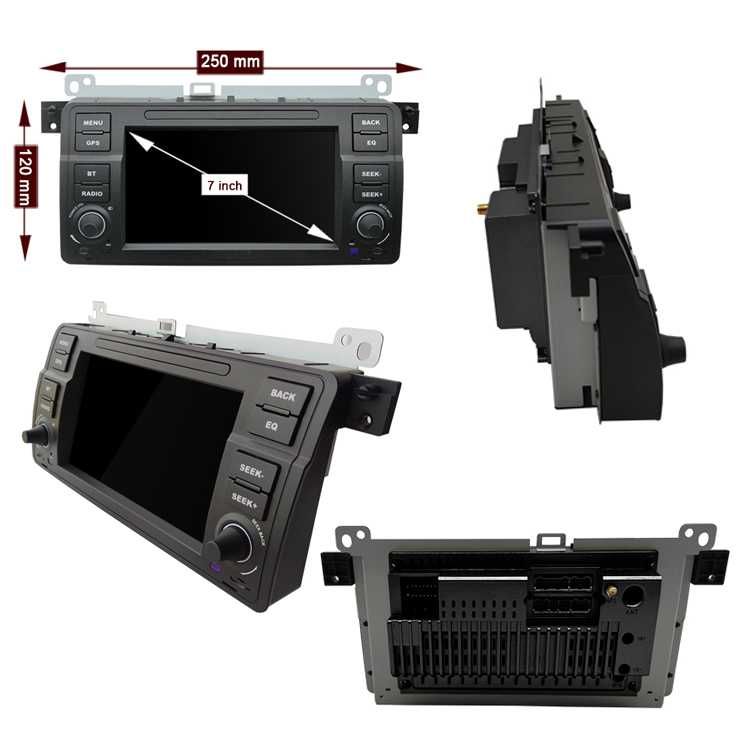 Navigatie NAVI-IT, BMW Seria 3 E46, 7 inch, 2 GB RAM 32 GB, Android 14