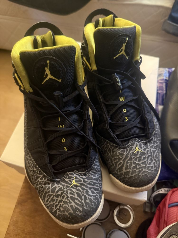 Air Jordan 6 rings Venom green