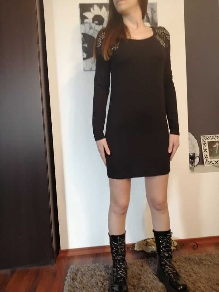 Черна рокля размер S