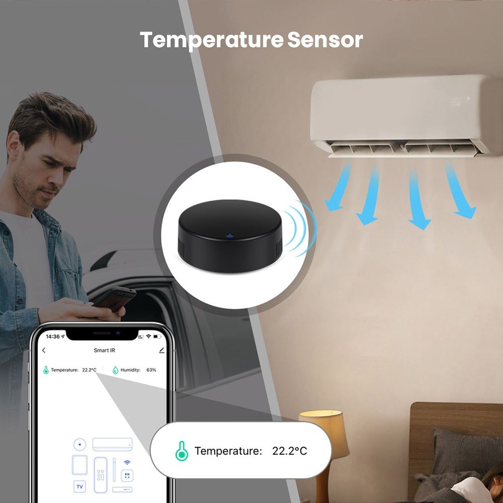 Tuya/Smart Life WiFi+IR контролер с RF434 или сензори за T°C+Humidity