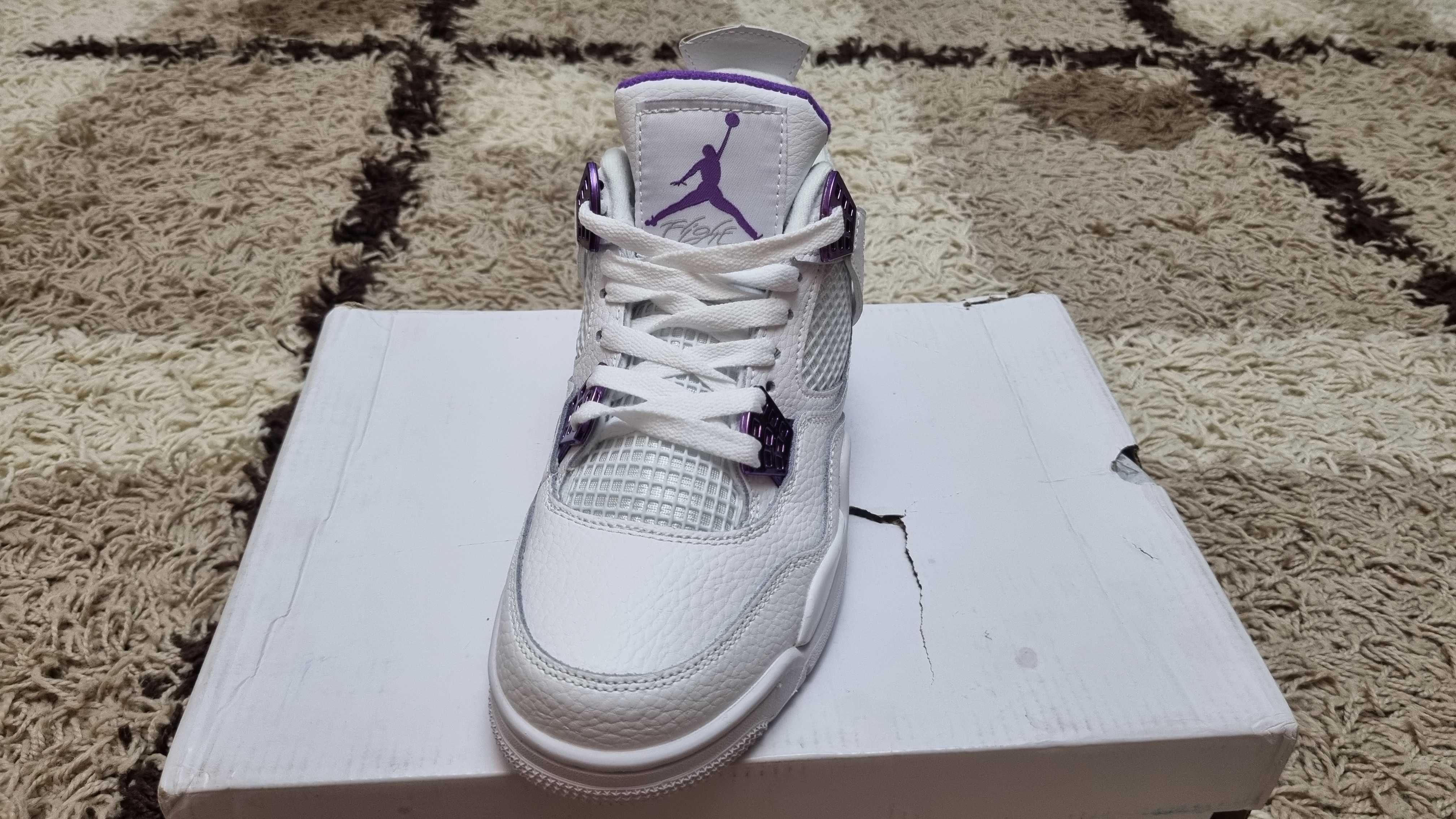 Vand Nike Air Jordan 4 Purple Metallic