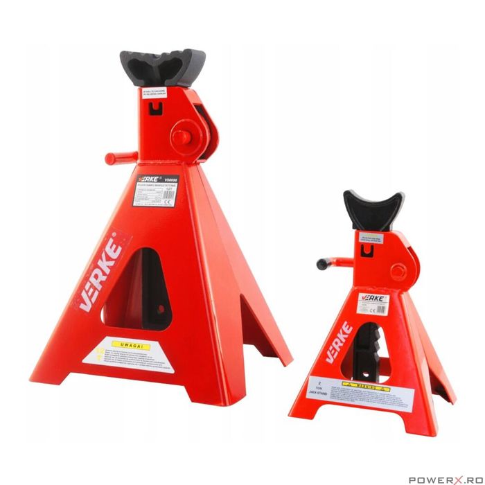 Set 2 capre sustinere 12 tone, 495 - 770 mm, Verke