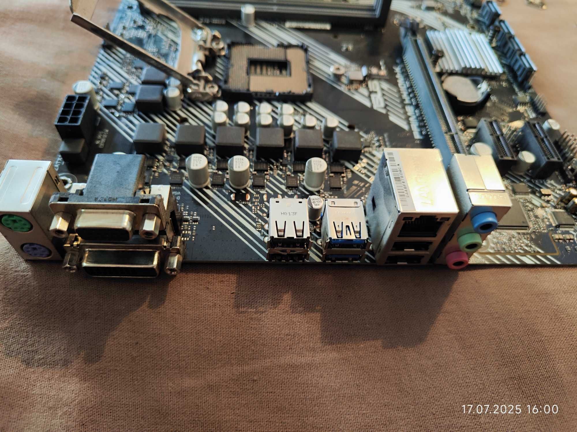 Комплект i5 10400f, Asus H410, RAM 16GB DDR4