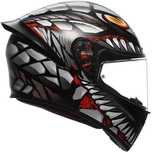 Casca Moto Full-Face AGV K1 S Lyzard Black Grey Red, omologare E2206