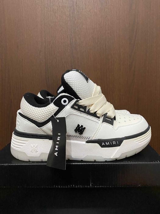 Adidasi Amiri MA-1  Crem-Negru Full box Premium 36-45