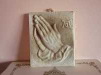 placa ceramica"Maini de rugaciune"Durer handmade colectie Germany"70