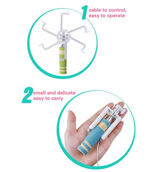 НОВ SELFIE STICK (СЕЛФИ СТИКОВЕ) Работи с Android и iPhone. Селфи Стик