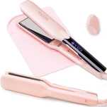 ANGENIL Pro Титаниева преса за коса 4,5 cm за изправяне и маша 2-в-1