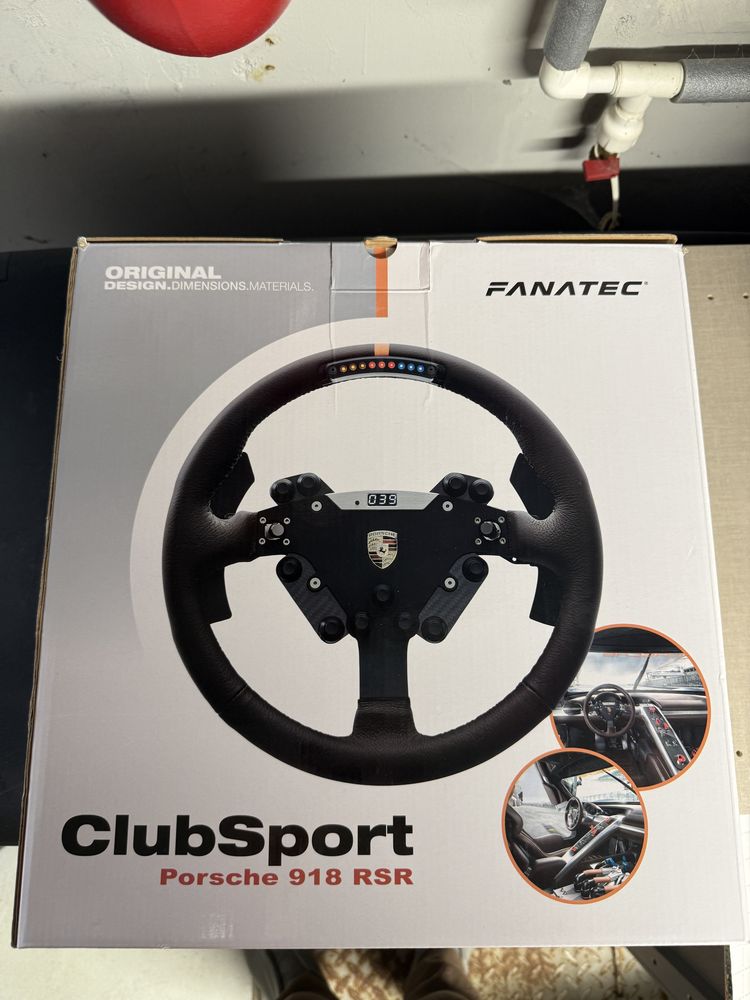 Fanatec ClubSport Porsche 918 RSR – Volan Sim Racing