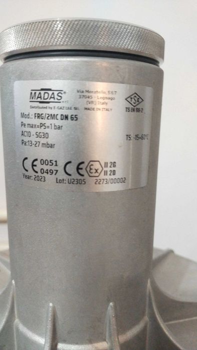 Газовый регулятор Madas FRG/2MC DN65