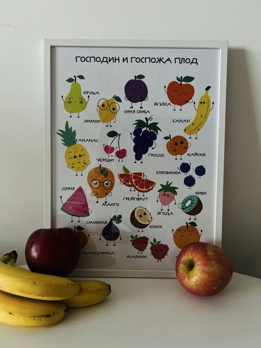 Монтесори постери за деца