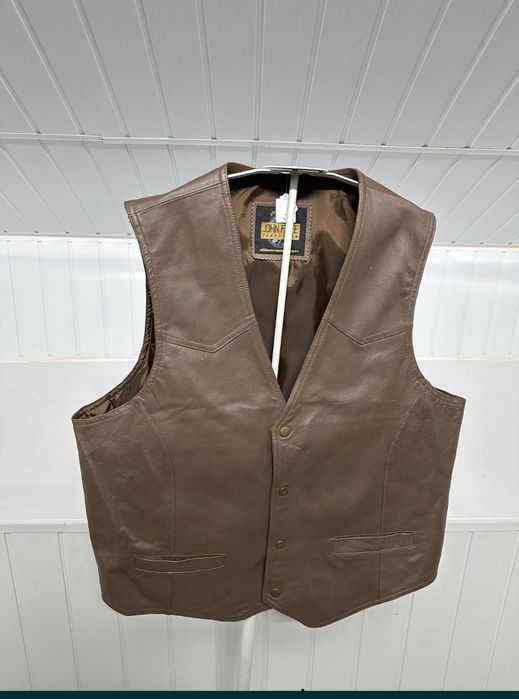Vesta moto din piele XL John F. Gee