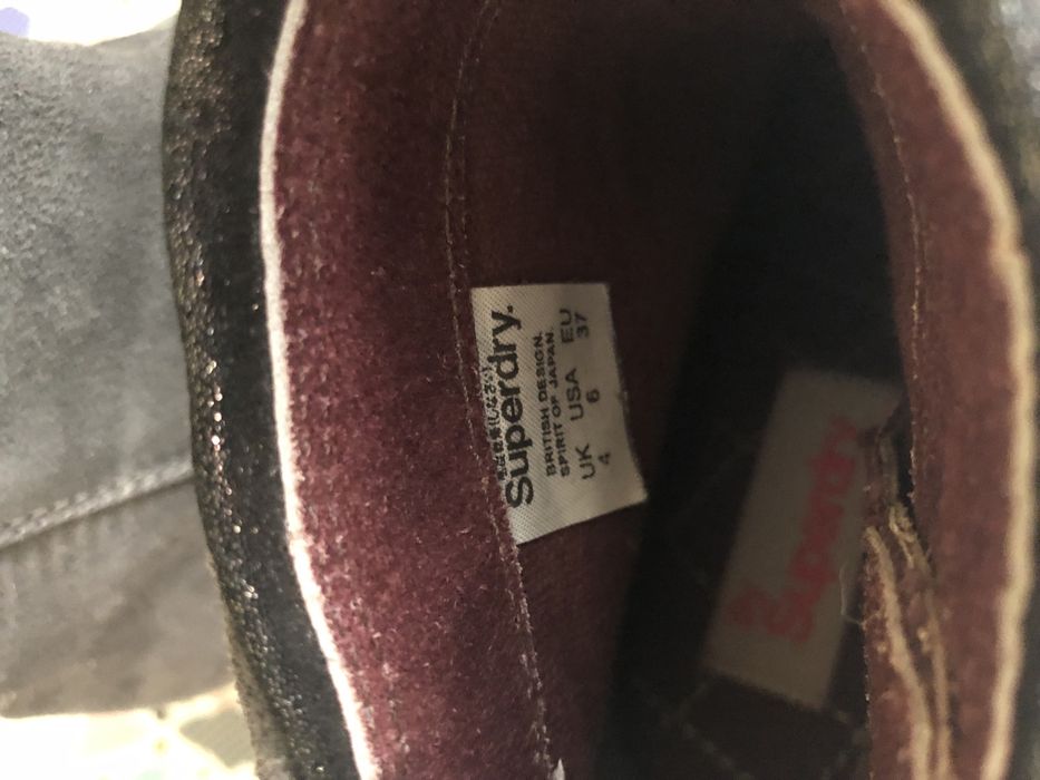 Botine cu toc Superdry