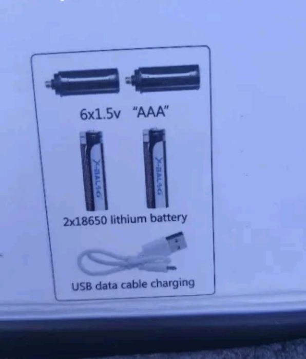 Супер мощен LED фенер P90 голям до 1000м,акумулаторни батерии,USB