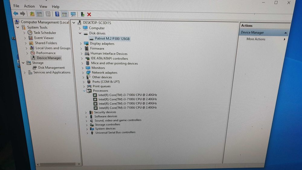 Intel Nuc-uri I3 7100U