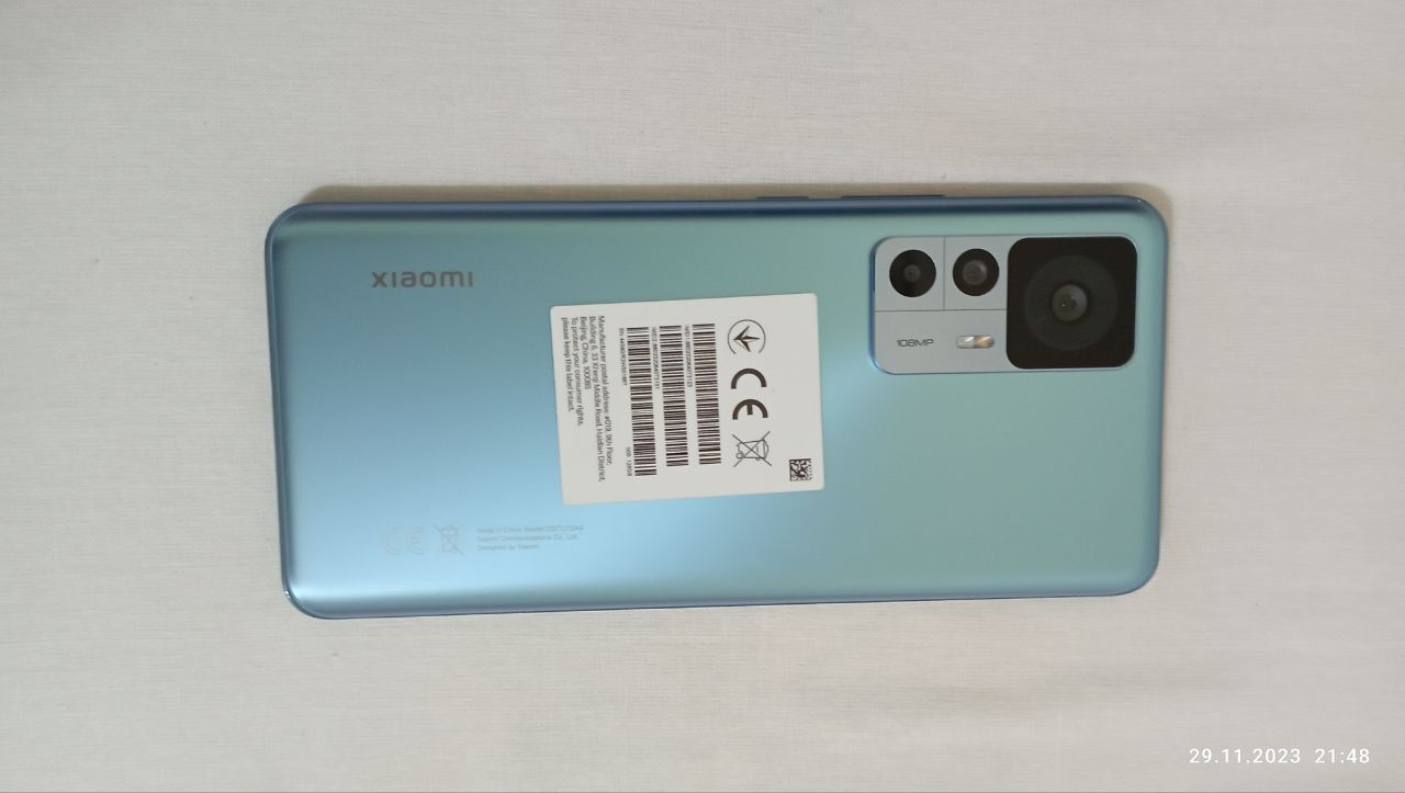 Xiaomi 12t 8+3/128