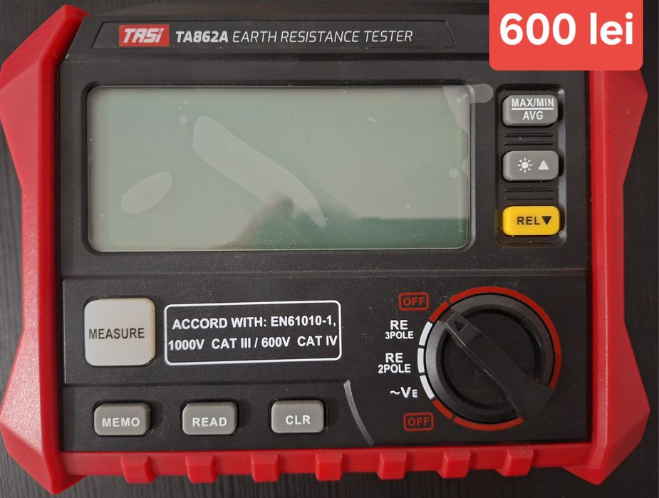 Vand aparate de masurare priza de pamant si RCD/Loop Tester