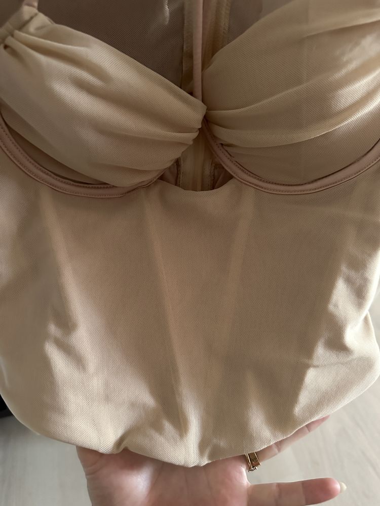 Top corset S nude