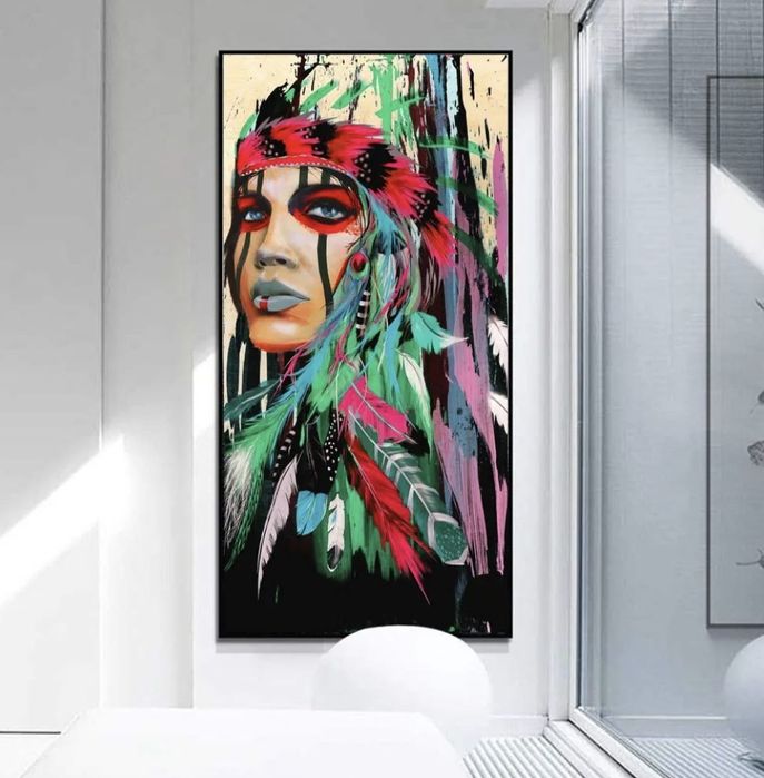 Tablou canvas mare 1.5 metri multicolor