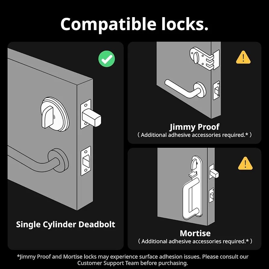 SwitchBot WiFi Smart Lock Pro Електронна смарт брава ключалка резе