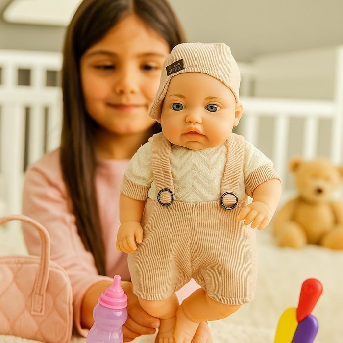 Реалистично говорещо бебе с аксесоар шише