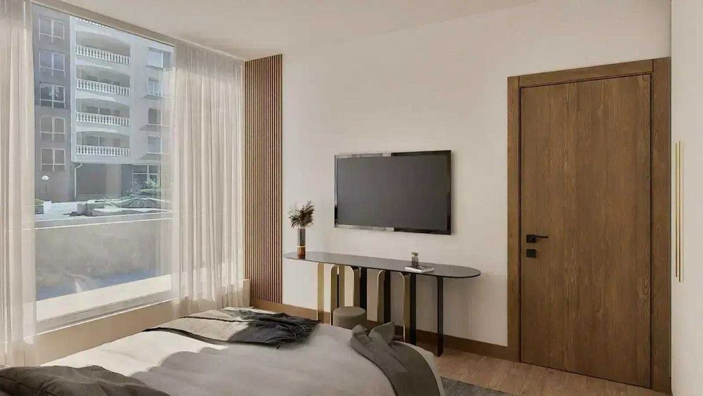 Двустаен апартамент на партер в затворен VIP комплекс „Перла“