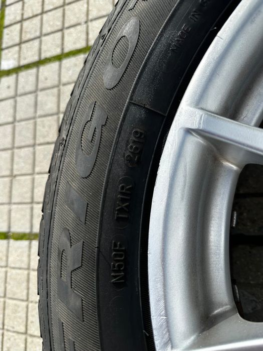 Джанти 16 цола 6.5j, et42 с чисто нови гуми