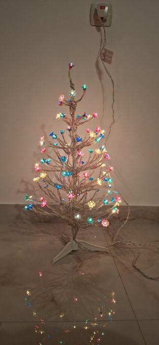 Brăduț de Crăciun  cu luminițe