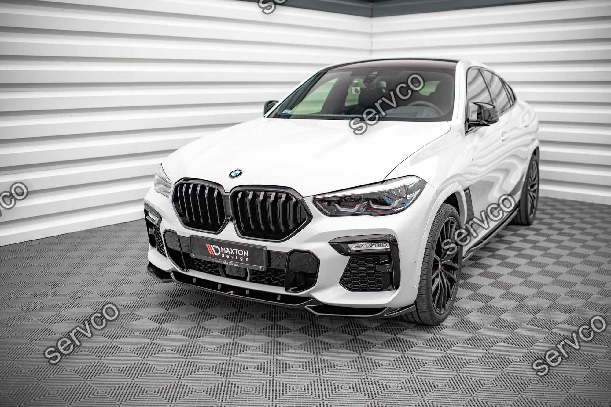 Prelungire splitter bara fata Bmw X6 M-Pack G06 2019- v1 Maxton Design