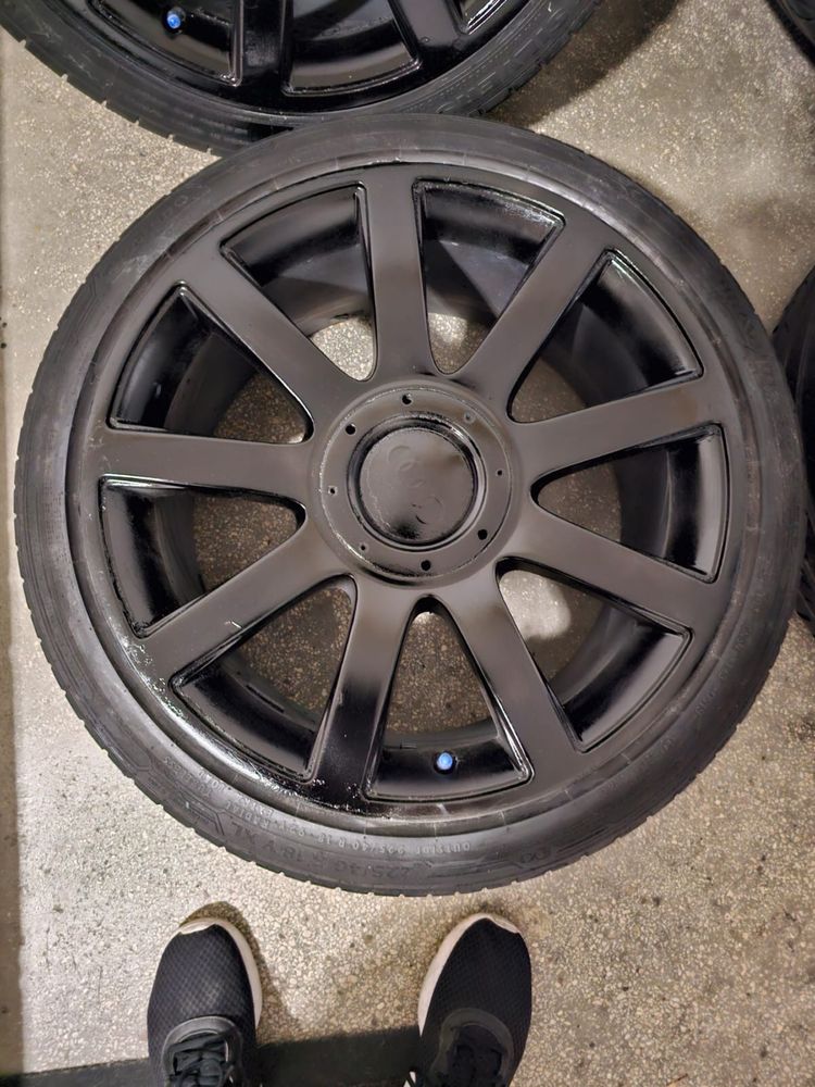 Vand Jante Audi O.E.M R18 5x112.Cauciucuri bune J7.5.VW,Skoda,Seat.