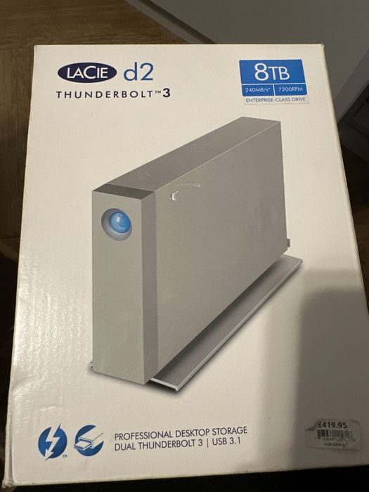 LaCie d2 Thunderbolt 3 8TB NOU, Sigilat