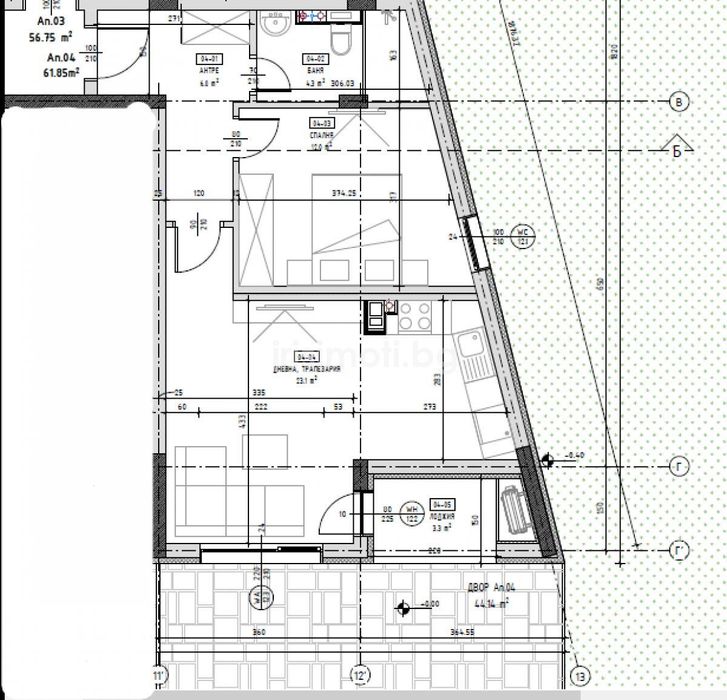 Продава се Двустаен апартамент в София, Малинова долина - 74 кв.м за 1744 €/кв.м - Снимка #5