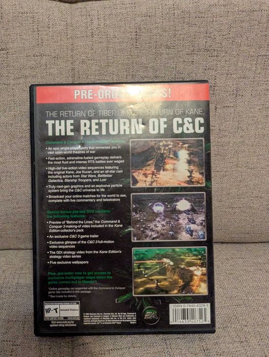 Joc PC Command & Conquer 3 Tiberium Wars, editie pre-comanda [folosit]