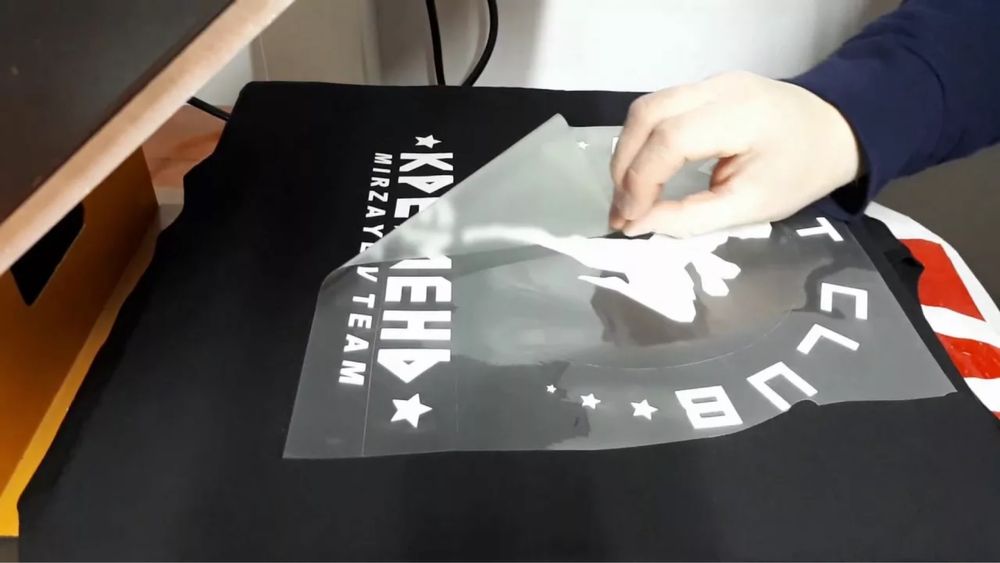 Дтф печать на одежде. Печать принтов на футболках