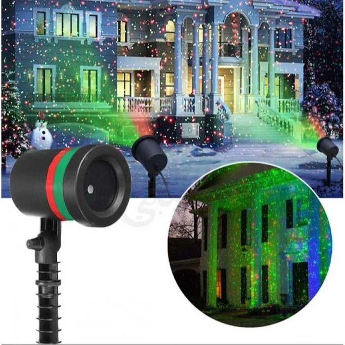 Proiector Laser Light cu Puncte Luminoase Verzi si Rosii