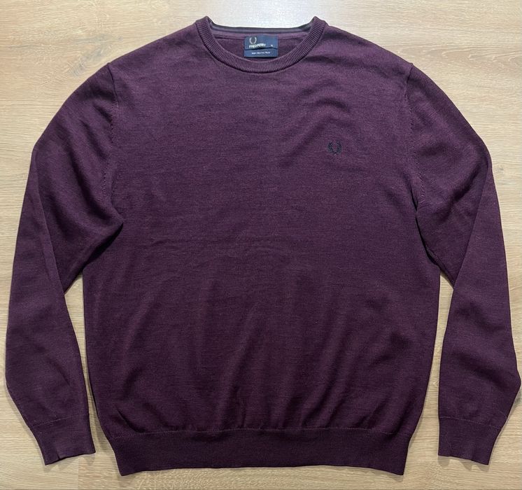 Fred Perry мерино пуловер размер XL