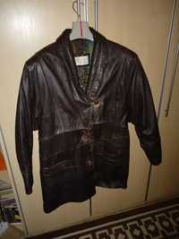 Куртка женская кожаная, 54 размер