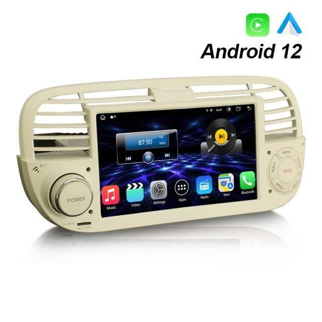 Navigatie Fiat 500,Android 12 ,Octa-Core,4G+64GB cartela SIM ,factura