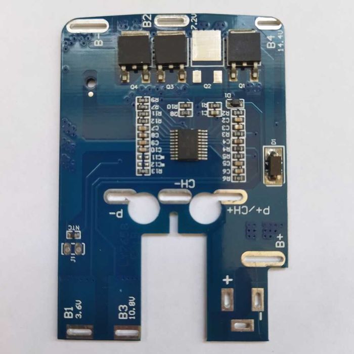 Плата контроллера заряда-разряда BMS для Li-Ion 3.7V 5S на 21 Вольт