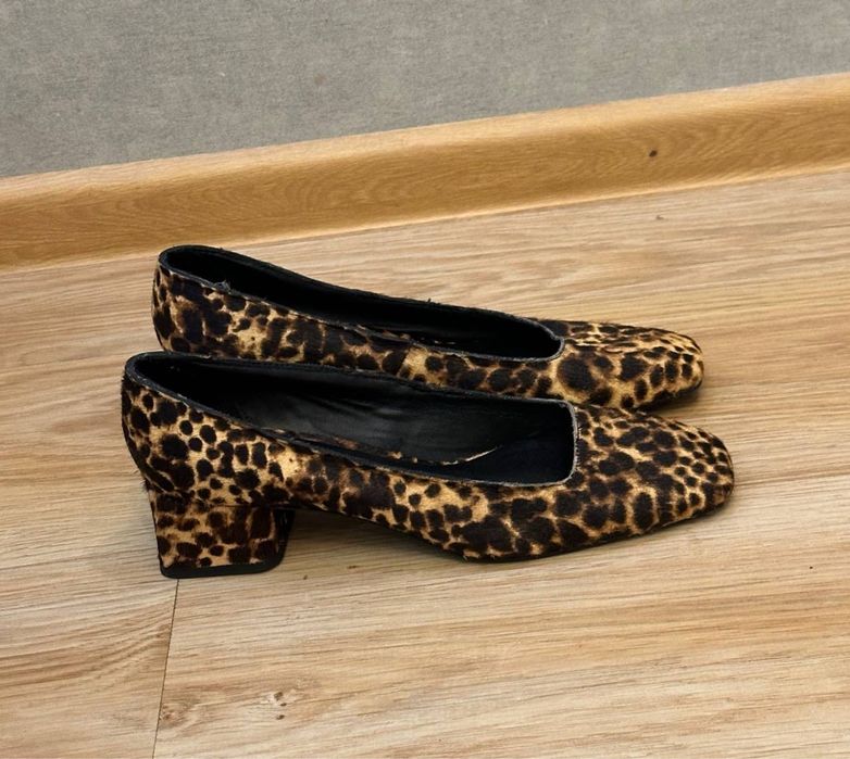 Леопардовые туфли zara